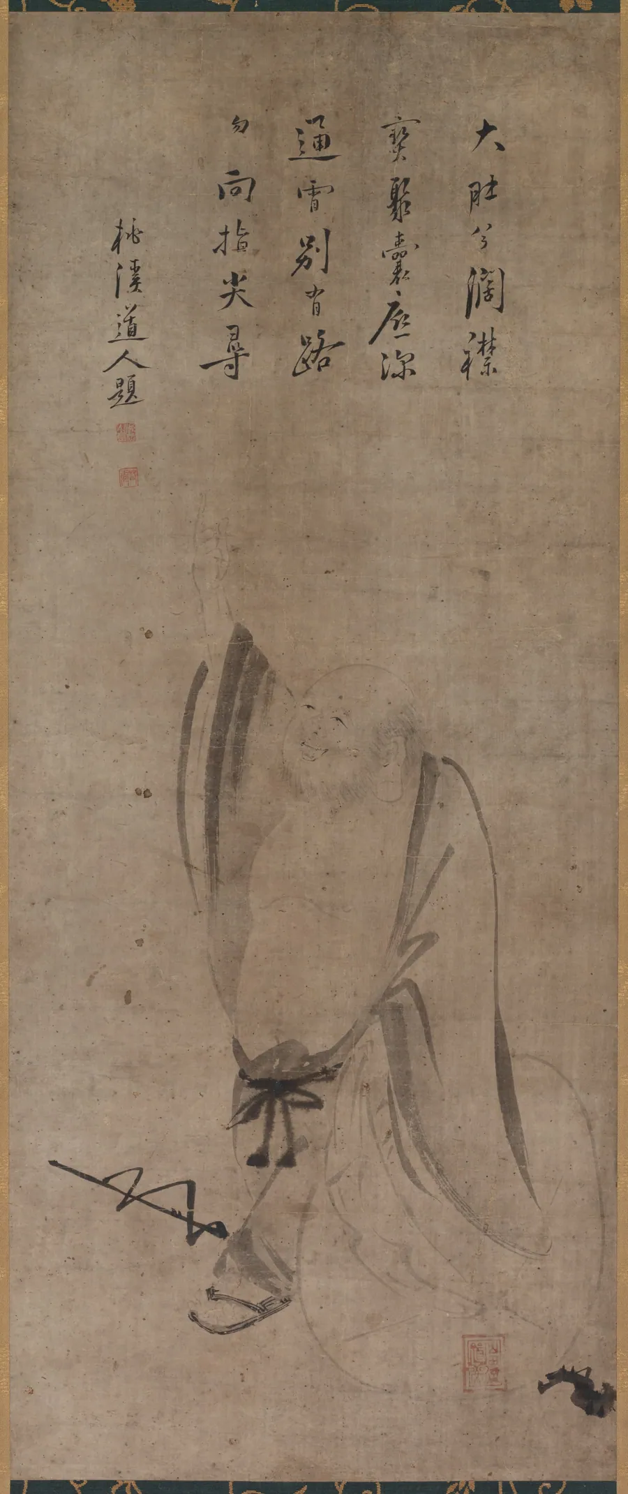Hotei by Yamada Dōan I (Juntei)