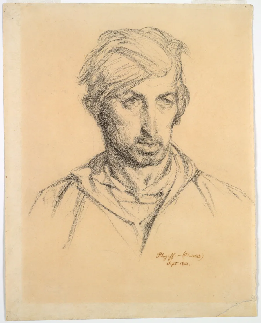 Head of a Man by Henri Regnault