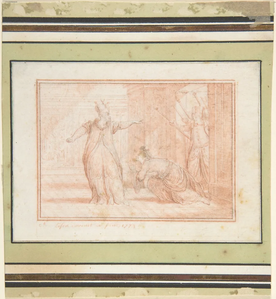 Study for a Book Illustration by Charles Dominique Joseph Eisen