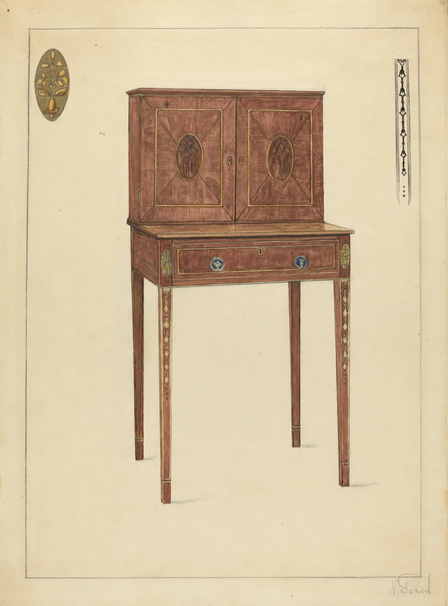 Lady's Writing Cabinet by Nicholas Gorid
