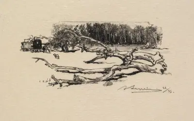 Fontainebleau Forest: Carrefour de l'Epine (La Forêt de Fontainebleau: Carrefour de l'Epine)