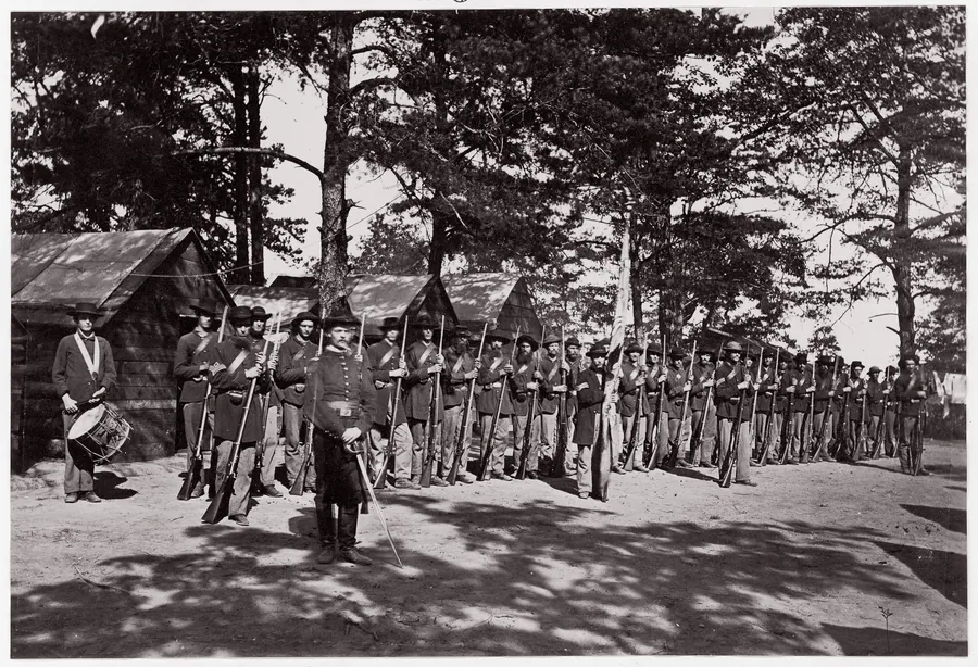 21st Michigan Infantry. Sherman's Volunteers by Mathew B. Brady