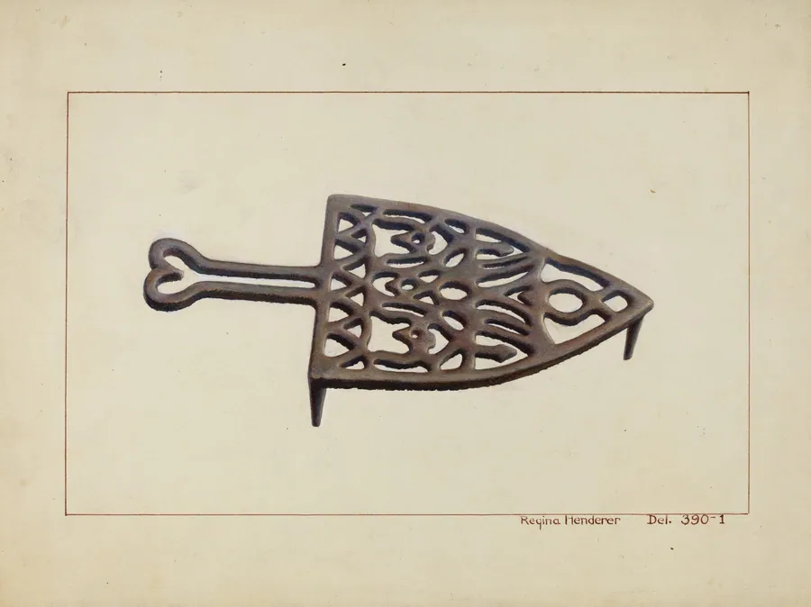 Iron Holder by Regina Henderer