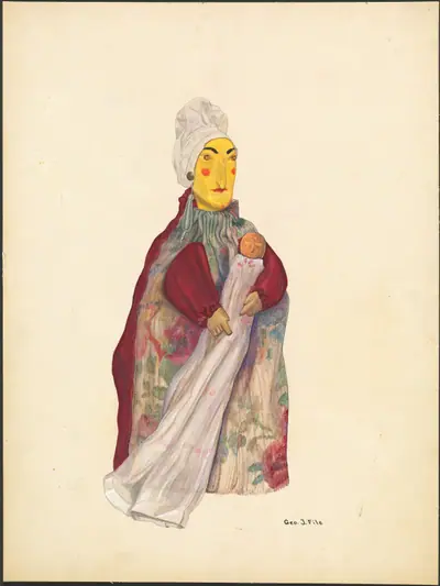 Hand Puppet "Judy" and Child