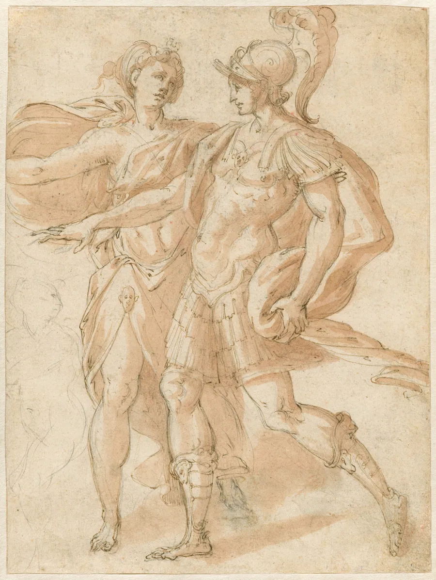 Mars and Diana [recto] by Jacopo Zanguidi, called Bertoia