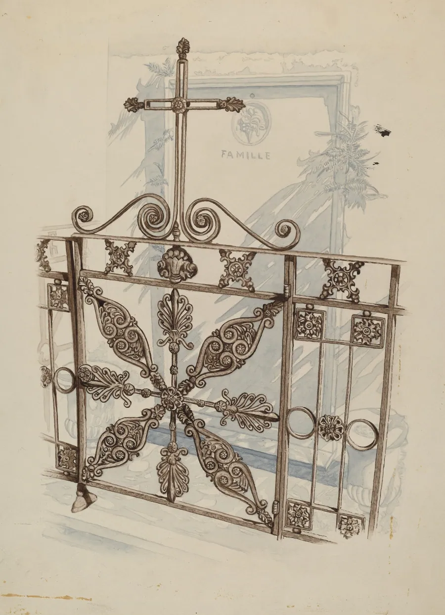 Iron Fence and Railing by Joseph L. Boyd