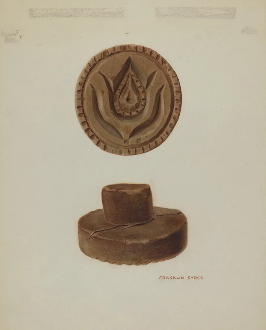 Pa. German Butter Mold by Albert Levone