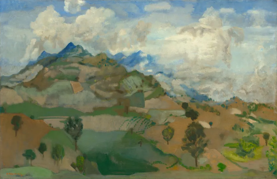 The Umbrian Mountains by Arthur B. Davies