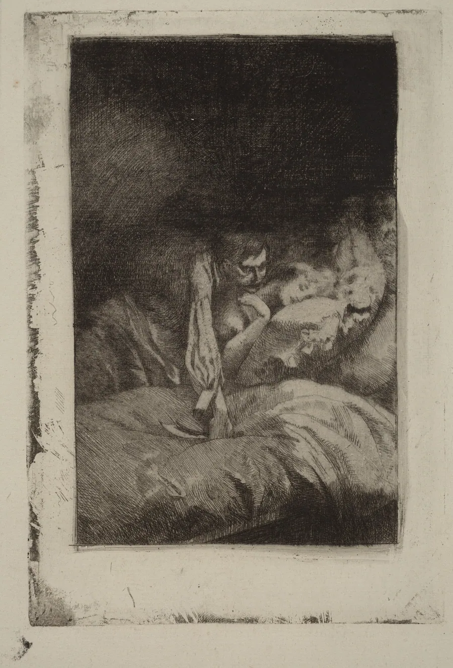 The Murder (Le Meurtre) by Albert Besnard