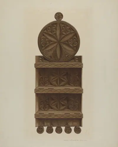 Pa. German Spoon Rack