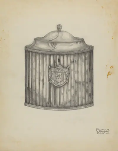 Silver Tea Caddy