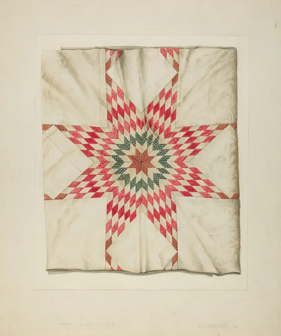 Hand Made Quilt by Wilford H. Shurtliff
