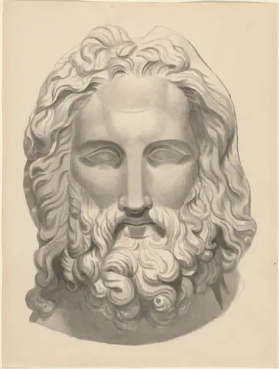 Antique Bearded Head