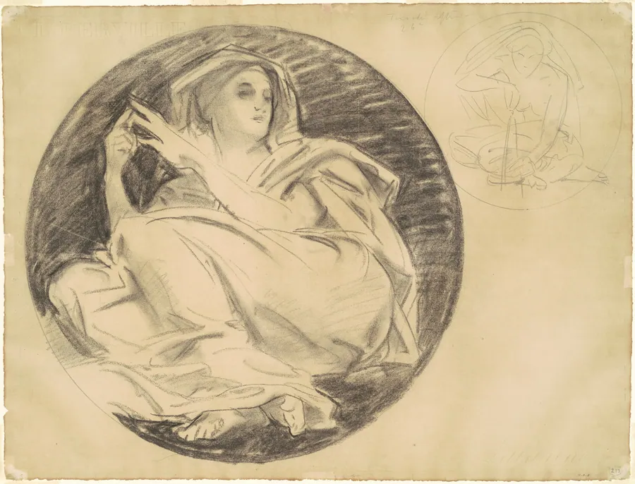 Studies for "Astronomy" by John Singer Sargent