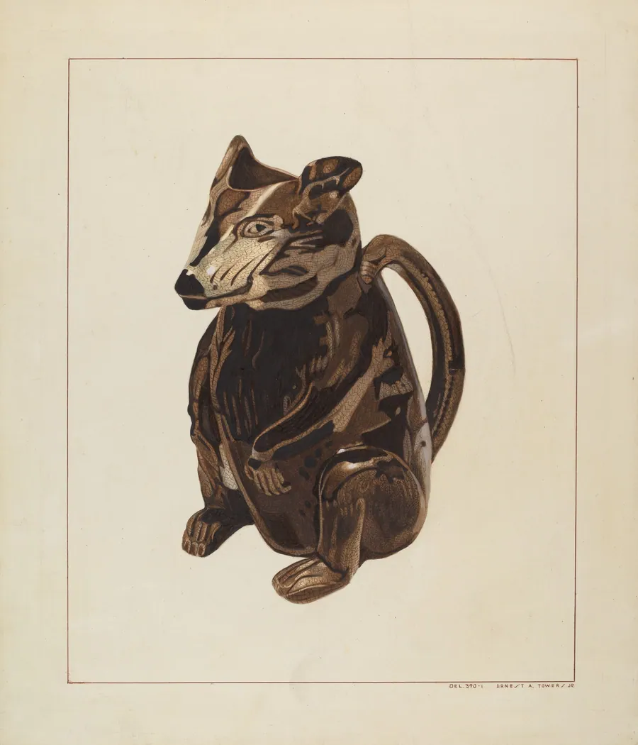 Possum Pitcher by Ernest A. Towers, Jr.