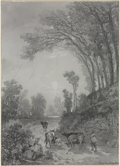 Landscape with Cows