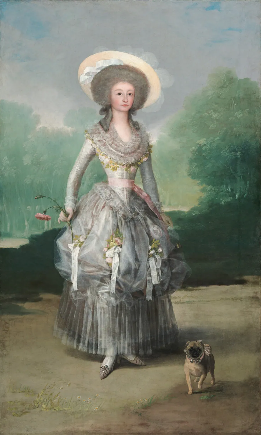 The Marquesa de Pontejos by Francisco Goya