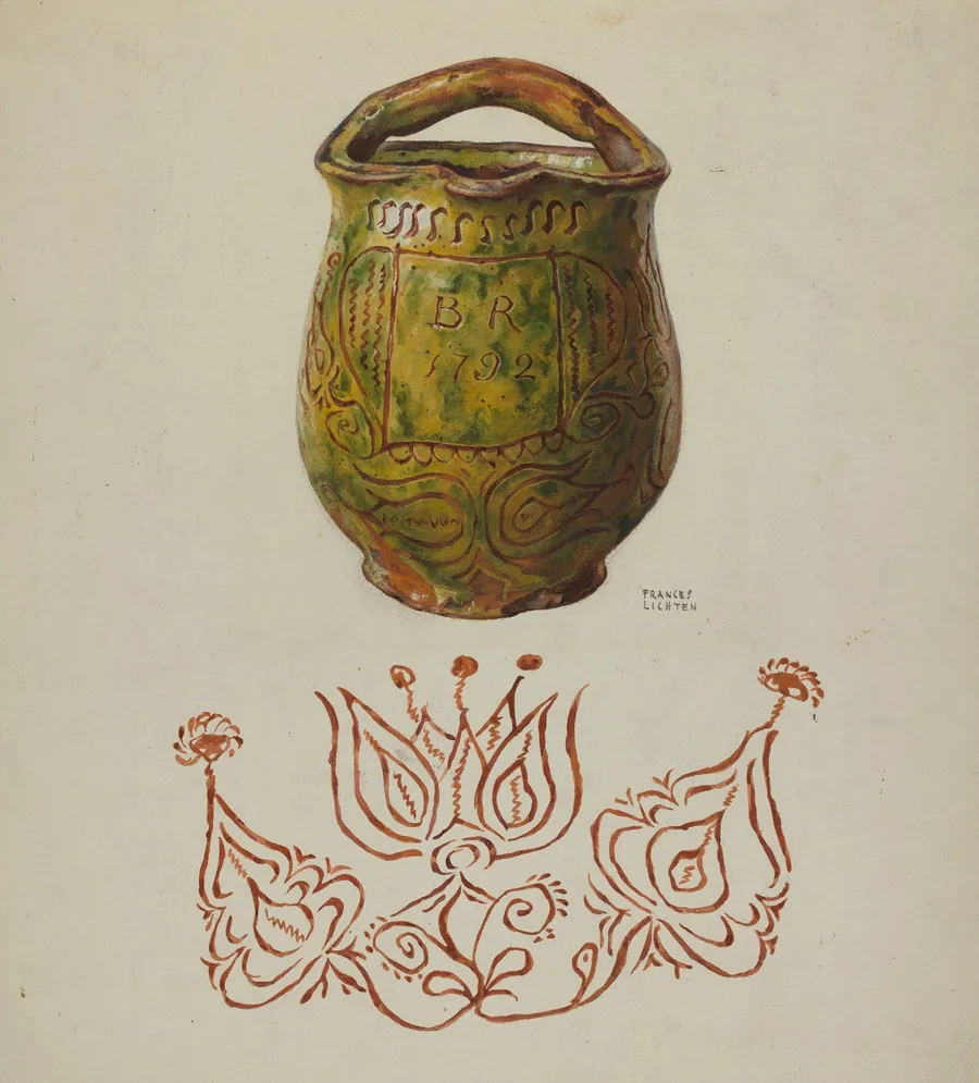 Pa. German Jug by Frances Lichten