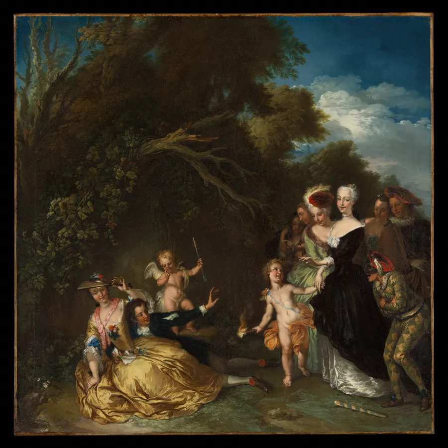 Surprised, or Infidelity Found Out by Christian Wilhelm Ernst Dietrich