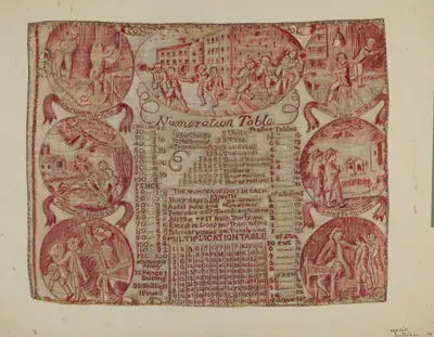 Cloth with Numeration Table