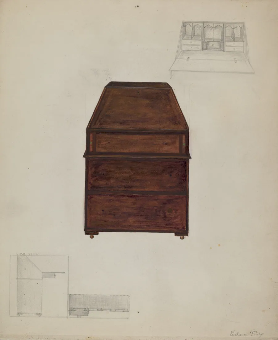 Desk by Edna Crenshaw Rex