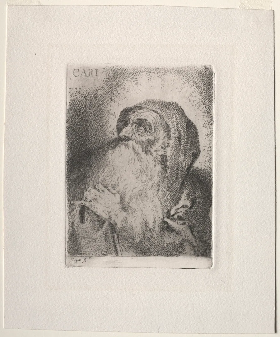 San Francisco de Paula (Caritas) by Francisco de Goya