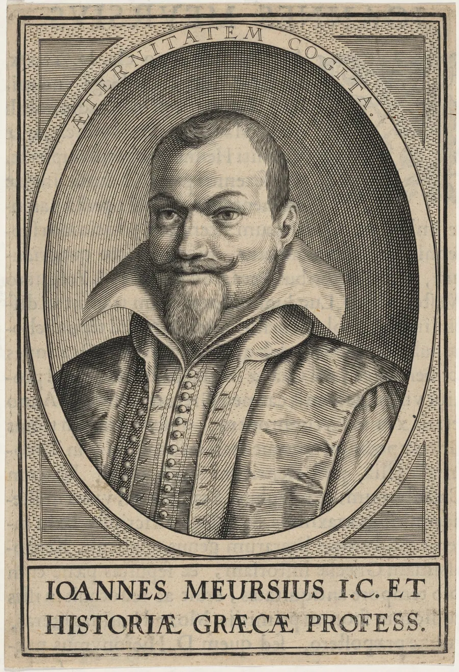 Joannes van Meurs, Dutch Classical Scholar by Unknown 19th Century