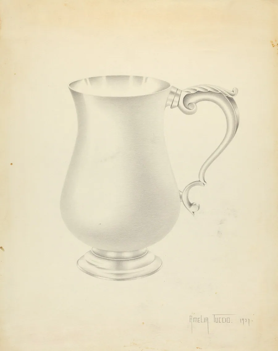 Silver Pitcher by Amelia Tuccio