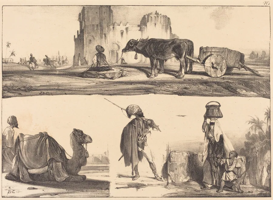 Oriental Vignettes by Alexandre-Gabriel Decamps