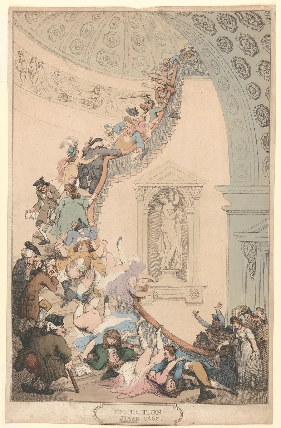 Exhibition "Stare" Case by Thomas Rowlandson