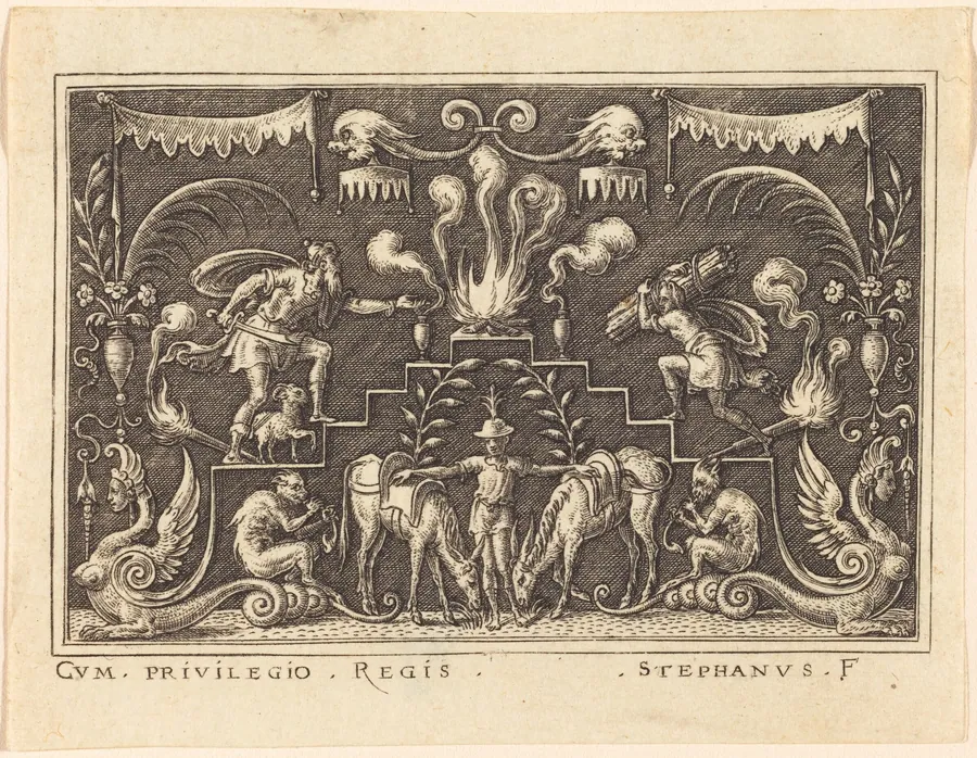 Sacrifice of Abraham by Etienne Delaune