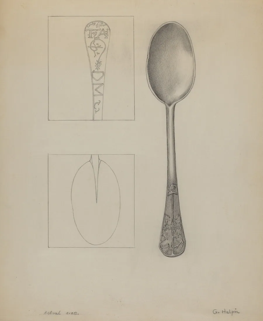 Pewter Spoon by Grace Halpin