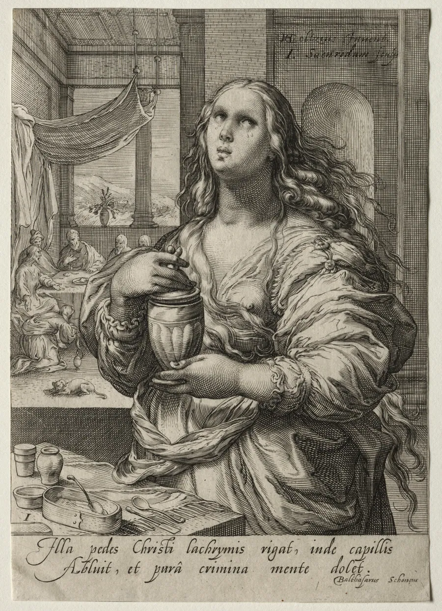 Heroines of the New Testament:  Mary Magdalen by Jan Saenredam