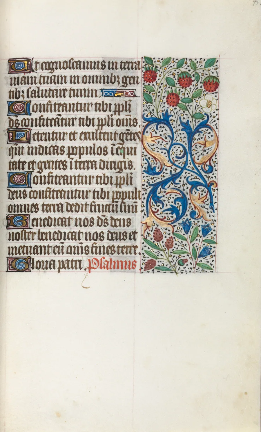 Book of Hours (Use of Rouen): fol. 41r by Master of the Geneva Latini