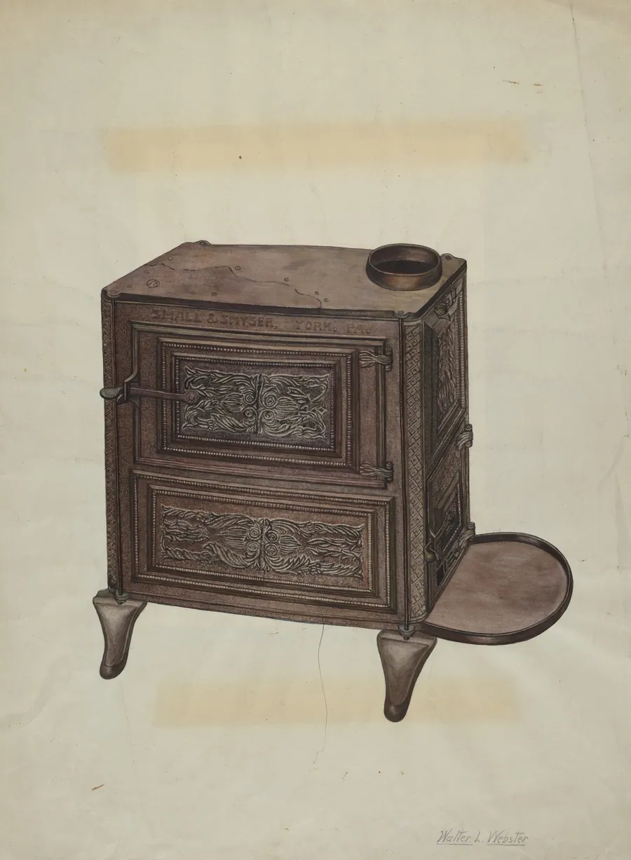 Wood Burner Cook Stove by Walter L. Webster