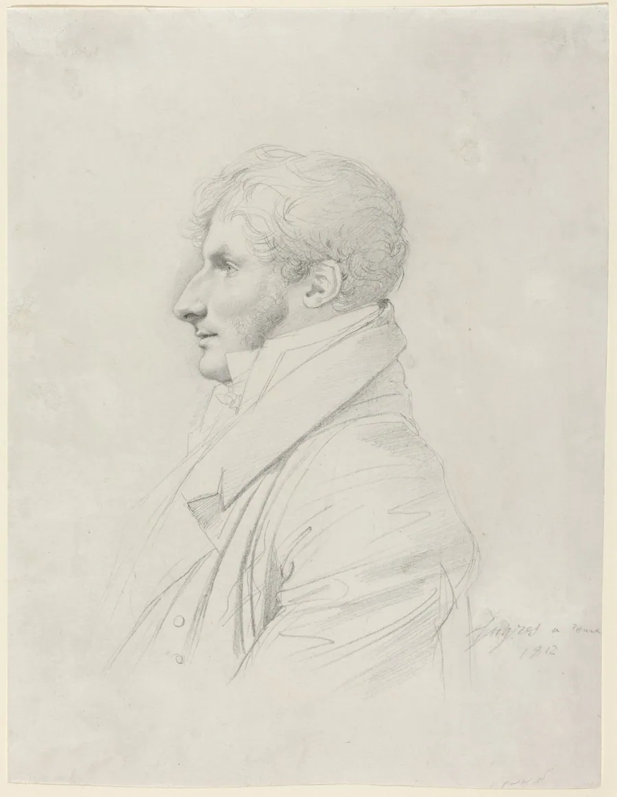 Philippe Mengin de Bionval by Jean-Auguste-Dominique Ingres