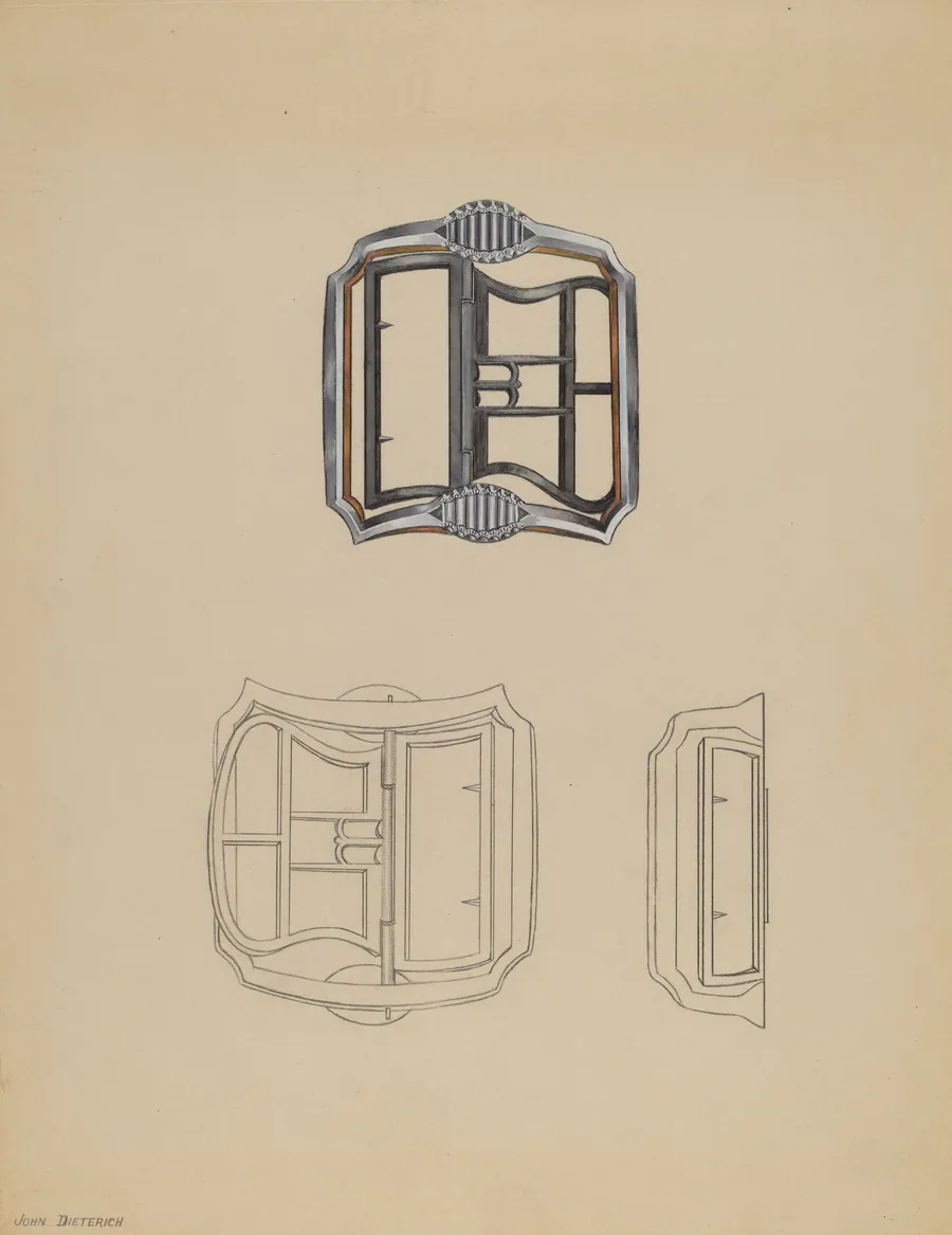 Shoe Buckles by John Dieterich