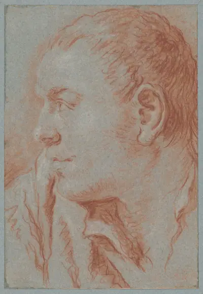 Head of a Young Man in Profile