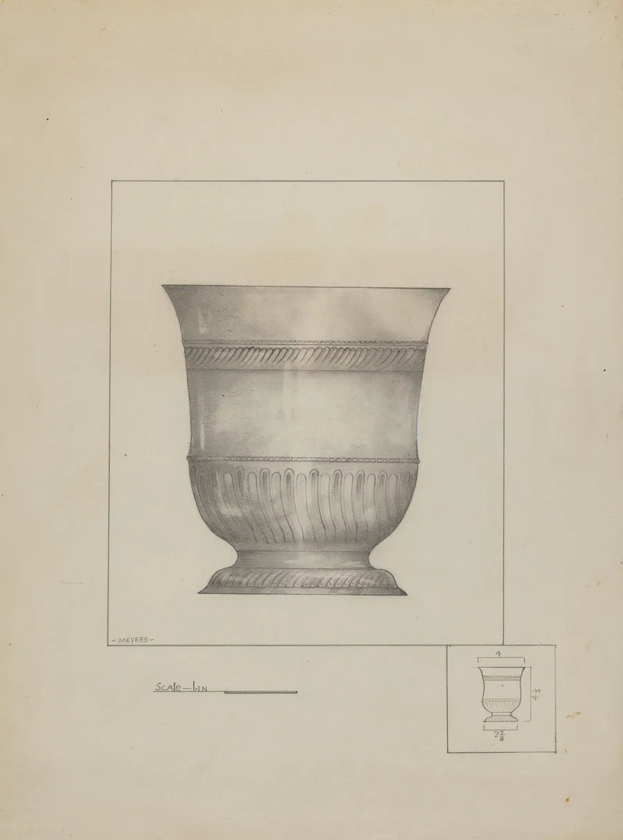 Pewter Cup by Henry Meyers