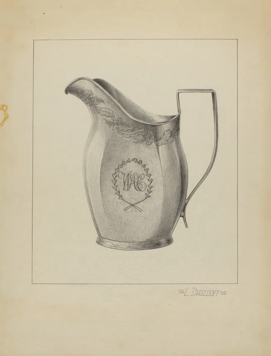 Silver Creamer by Leo Drozdoff