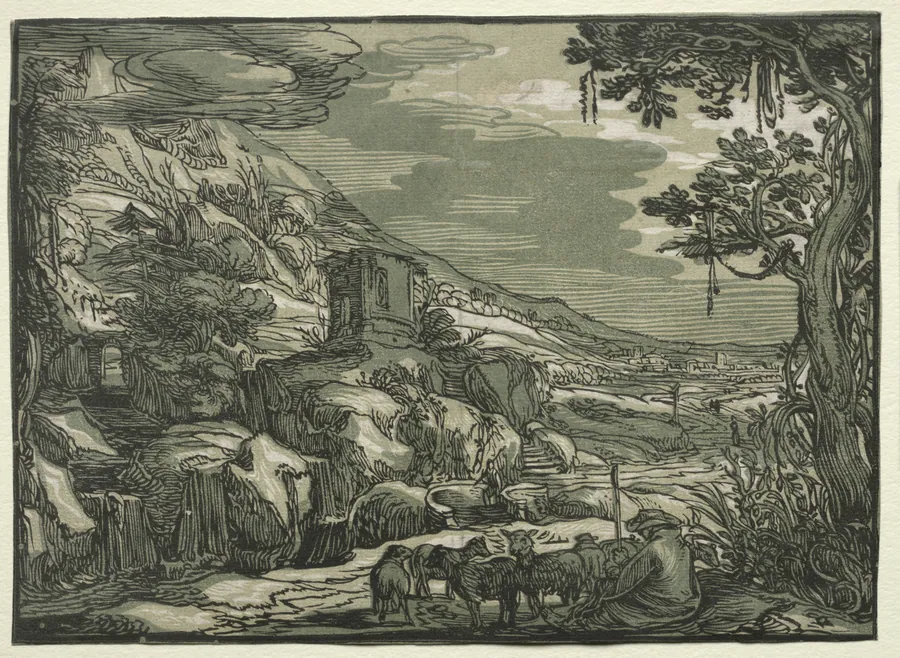 Arcadian Landscape by Esaias van de Velde