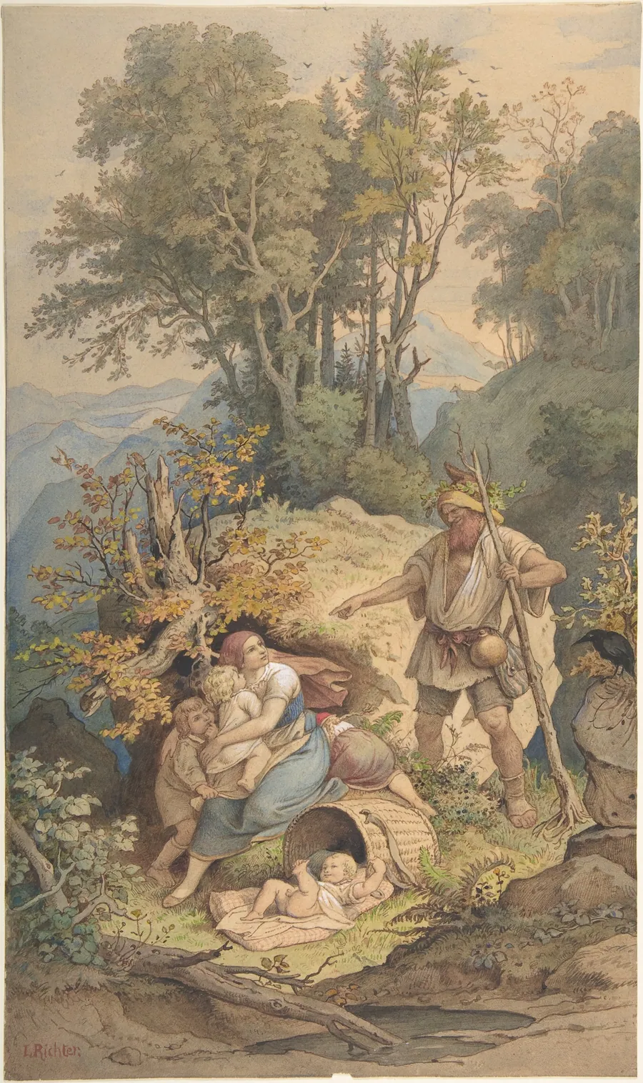 Rübezahl by Adrian Ludwig Richter