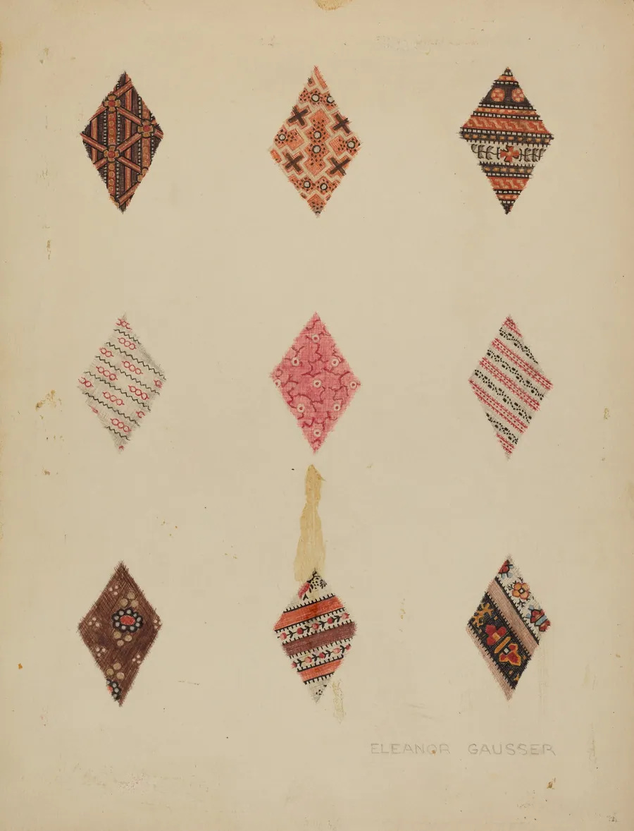 Patches from Quilt by Eleanor Gausser