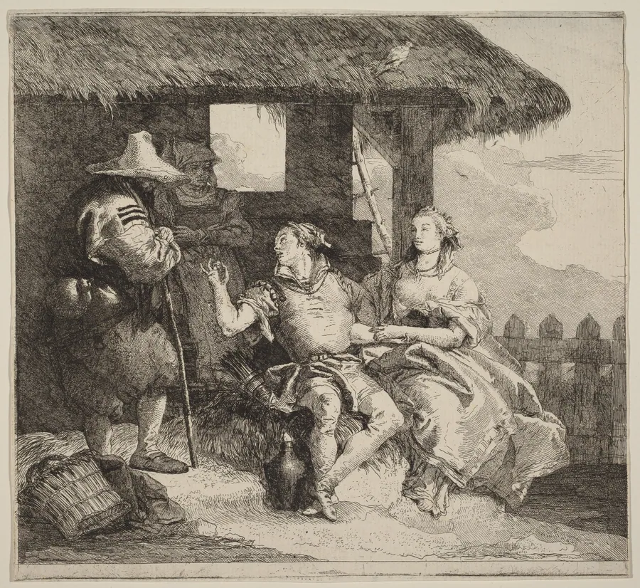 The Marriage of Angelica and Medoro by Giovanni Domenico Tiepolo