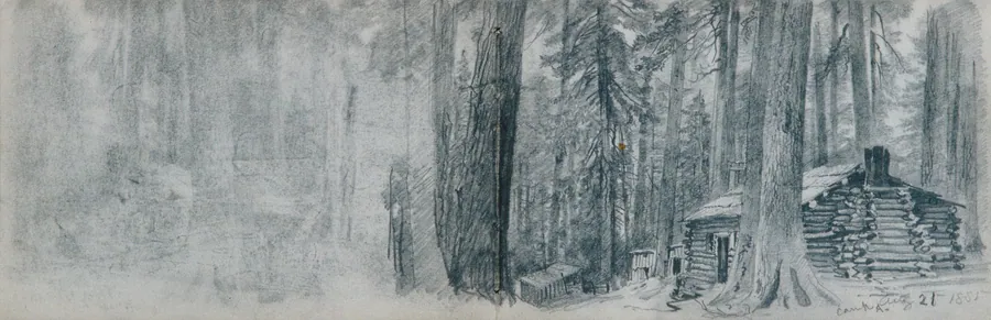Sketchbook of Pacific Northwest Landscape Subjects by William Trost Richards