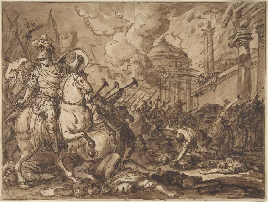 Ulysses Entering Troy by Antoine François Callet