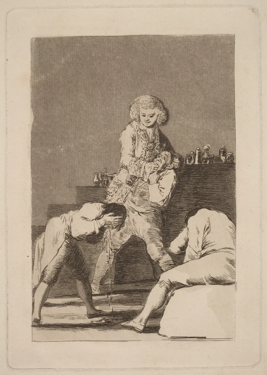 Al Conde Palatino (To the Count Palatine) by Francisco Goya