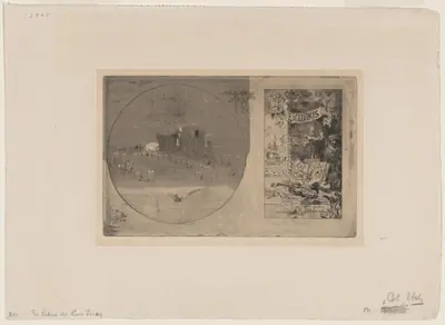 Le Chateau des Hiboux; Ex-libris de Léon Lerey