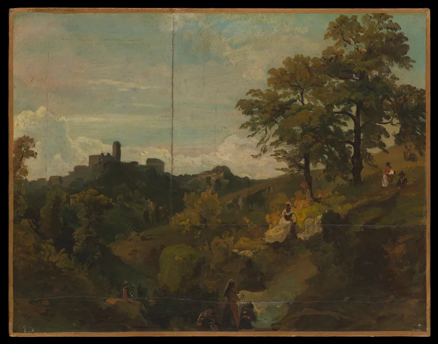 Roman Landscape by Arnold Böcklin