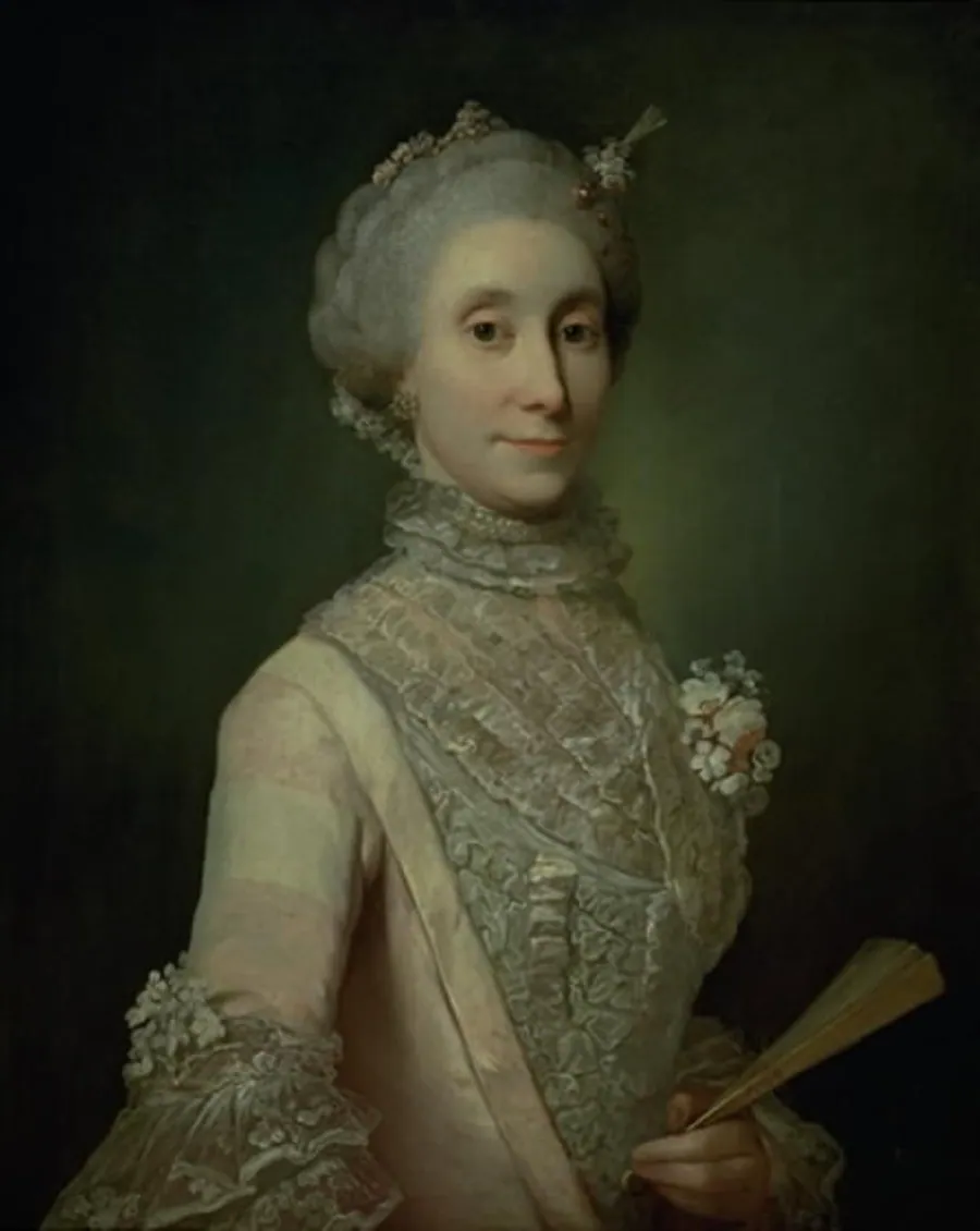 Grevinde Caroline Schimmelmann (?) by Jens Juel